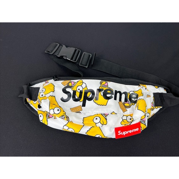 Supreme Crossbody Bag Unisex Simpsons Fanny Pack Adjustable Bart Simpson - Picture 3 of 16